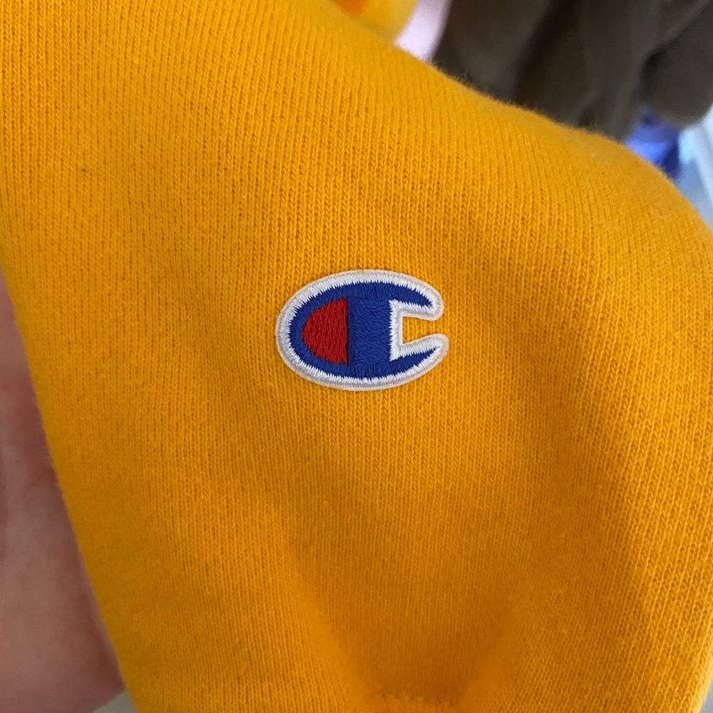Champion Brand Yellow Sweatshirt!